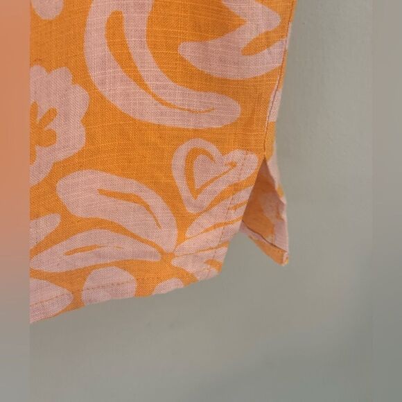 ASOS DESIGN Mini Sundress Size 2 New ruched bust cut out detail tropical print - Picture 4 of 7